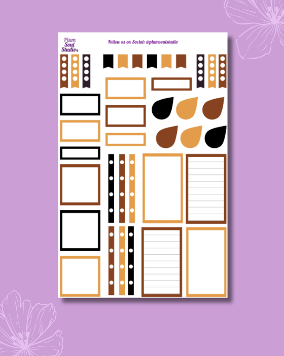 Bits and Pieces Farm Fall Sticker Sheet