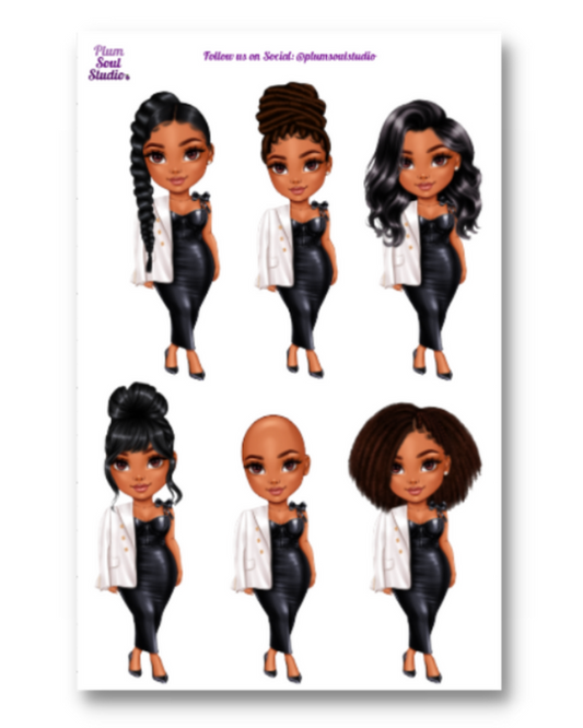 Casha Chibi Chocolate Sticker Sheet