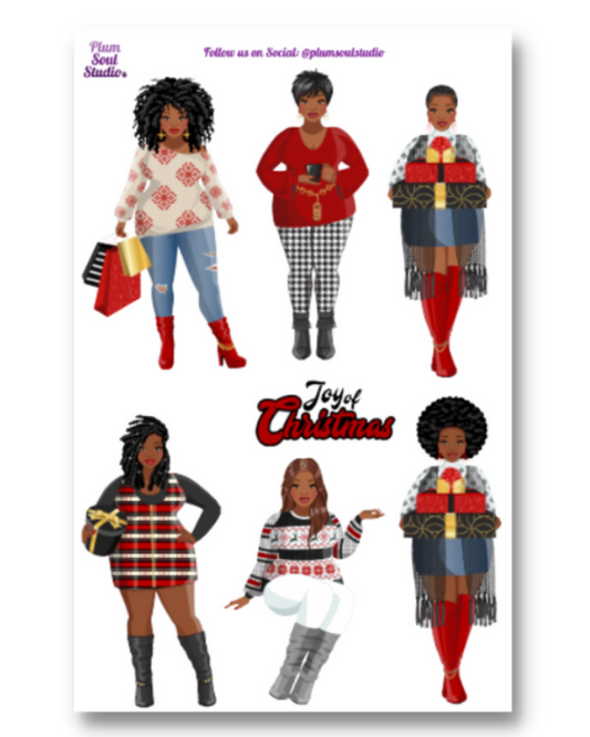 Christmas Sweaters Sticker Sheet