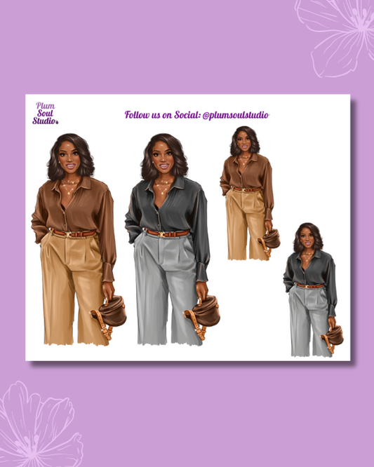 Classic Nadine Mini Sticker Sheet