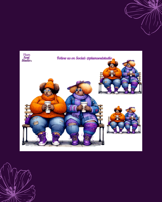 Colorful Besties Mini Sticker Sheet