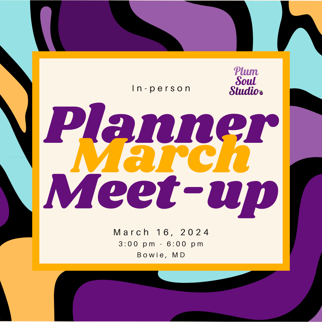 March In-person Planner Meet-up