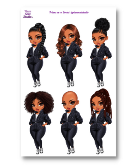 Corin Chibi Sticker Sheet