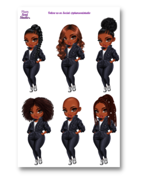 Corin Chibi Sticker Sheet