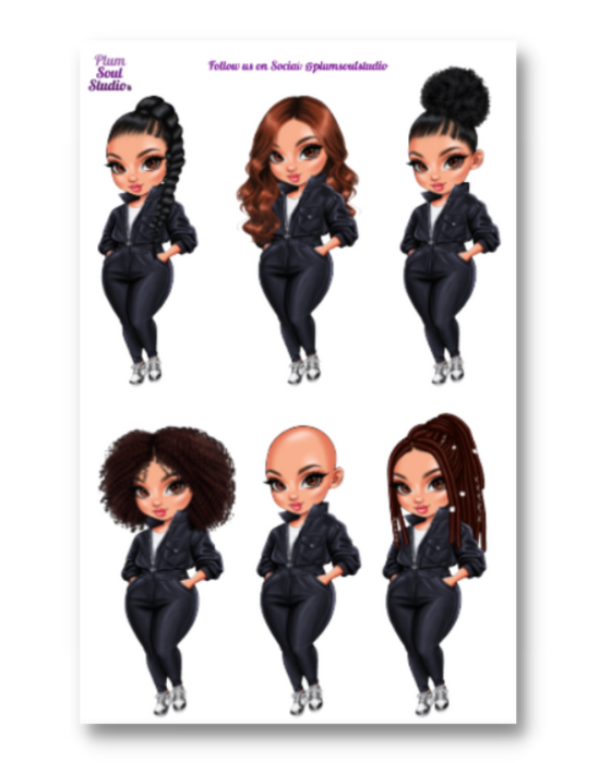 Corin Chibi Sticker Sheet