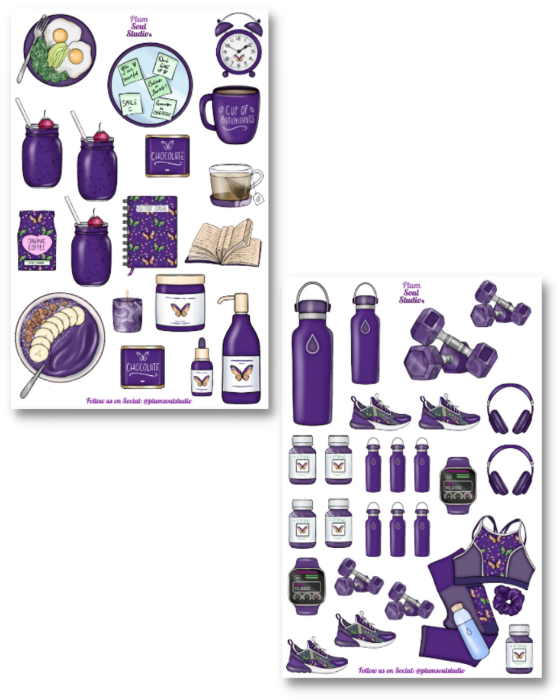 Electric Fitness Sticker Kit