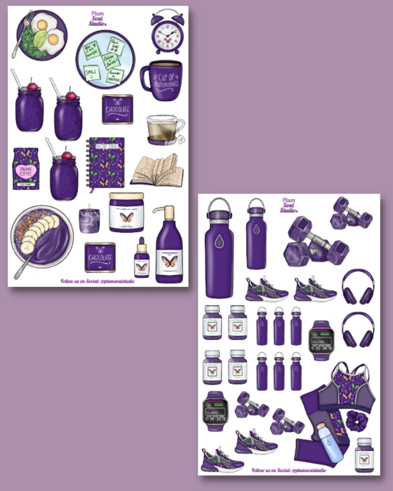 Electric Fitness Sticker Kit