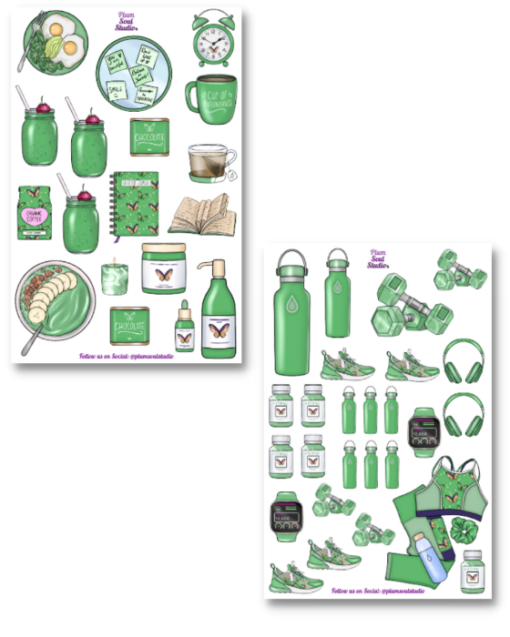 Electric Fitness Sticker Kit