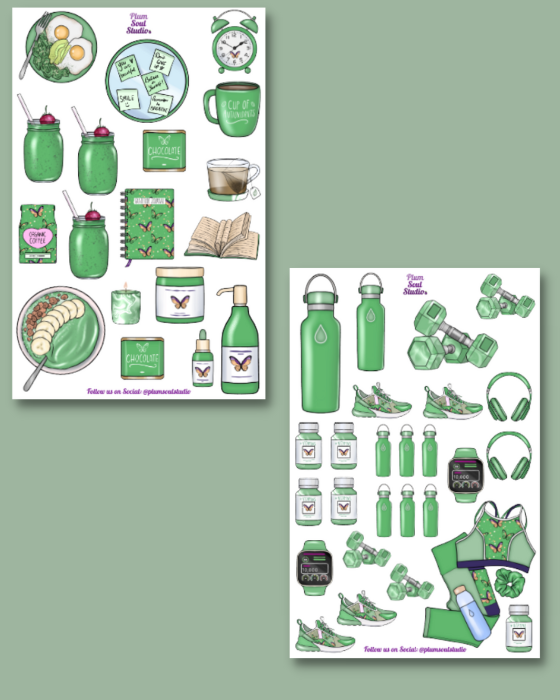 Electric Fitness Sticker Kit