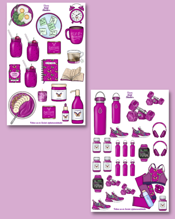 Electric Fitness Sticker Kit