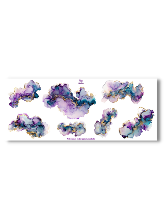 Fluid Motion Sticker Sheet