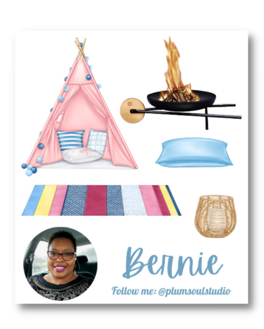 Glamping Contact Card