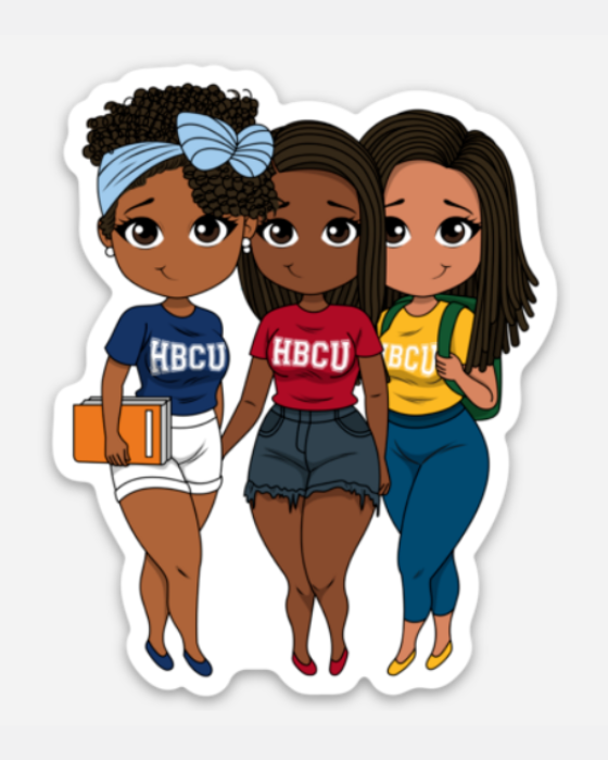HBCU Vinyl Die Cut Sticker