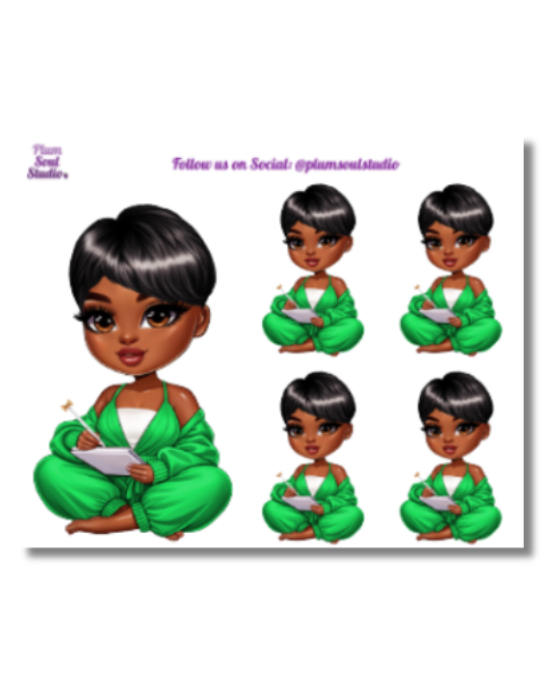 Jojo Journaling Sticker Sheet Mini