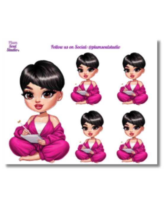 Jojo Journaling Sticker Sheet Mini