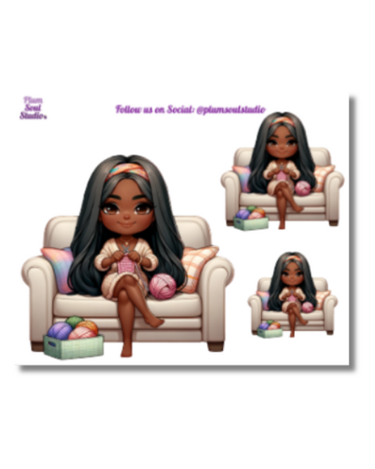 Joy Knitting Mini Sticker Sheet