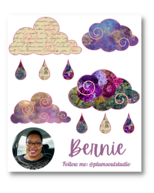 Junk Clouds Contact Cards
