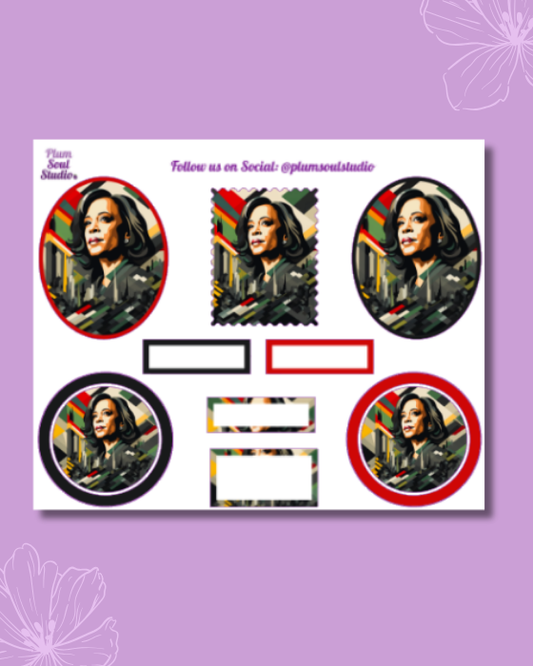 Kamala Harris Mini Sticker Sheet