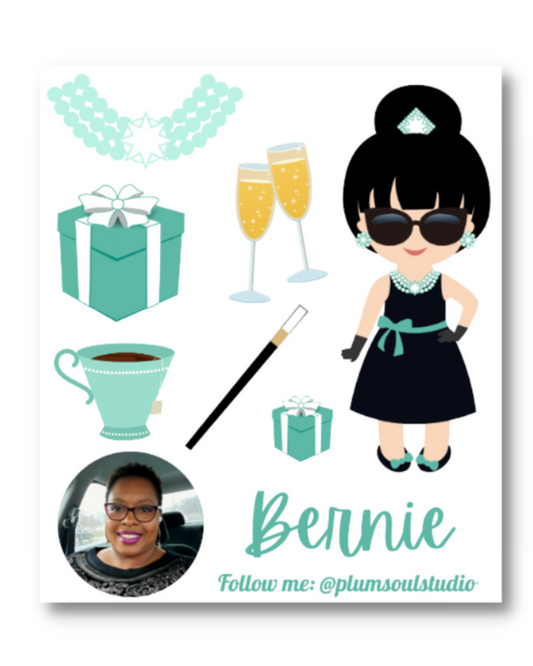 Little Tiffany Contact Card