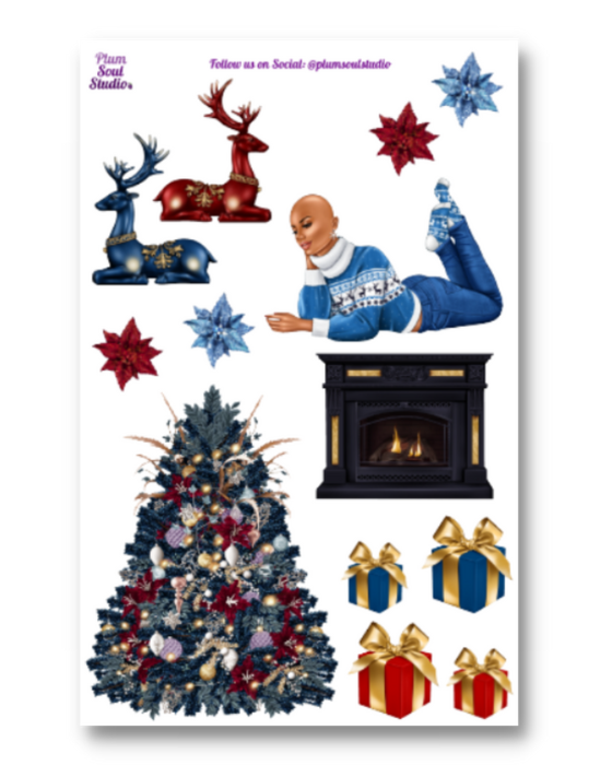 Luxe Christmas Blue