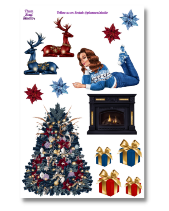 Luxe Christmas Blue