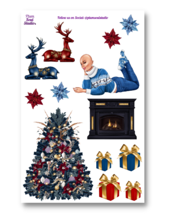 Luxe Christmas Blue