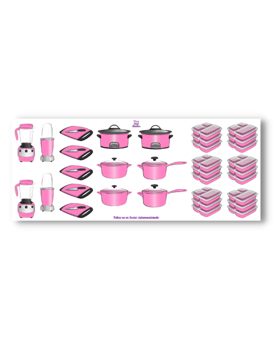 Meal Prep Sticker Sheet