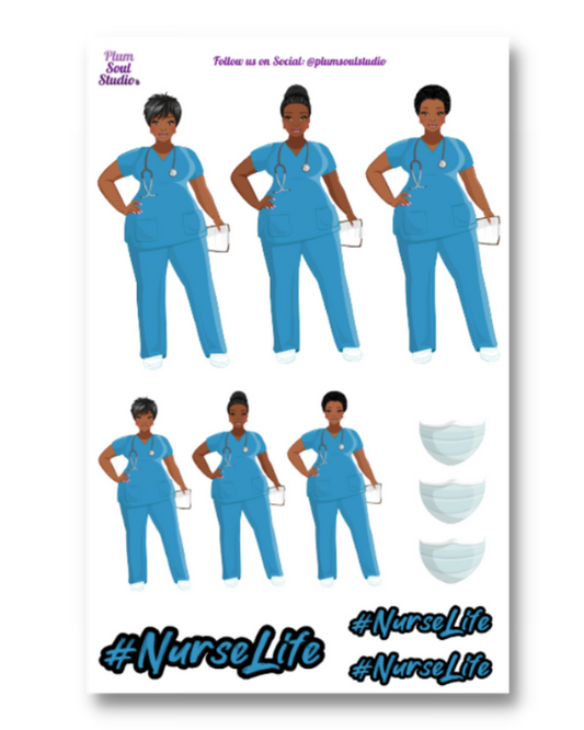On Duty Plus Sticker Sheet