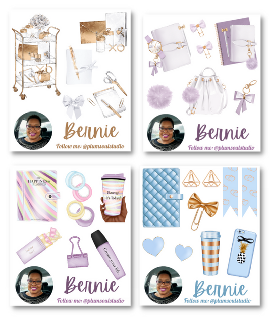 Planner Assortment Contact Cards