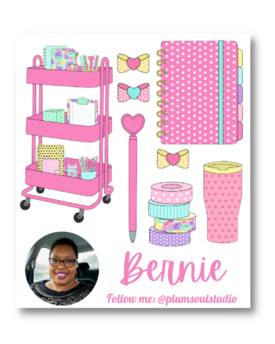 Planner Cart Contact Cards