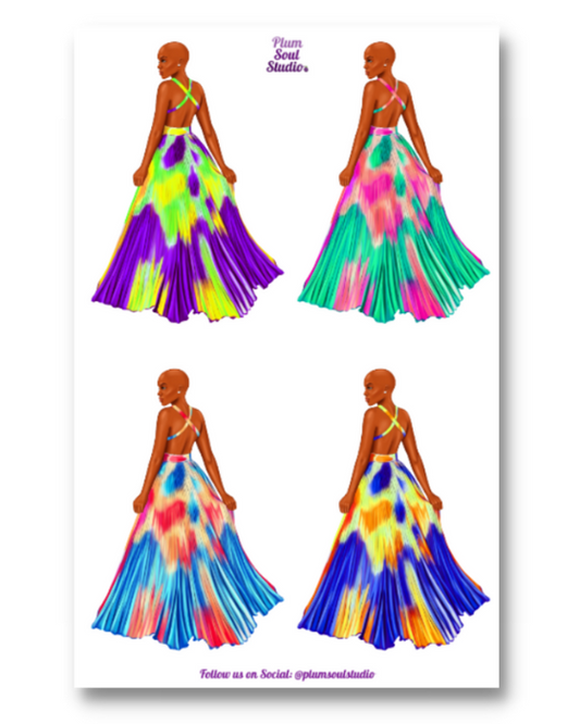 Savannah Bald Sticker Sheet