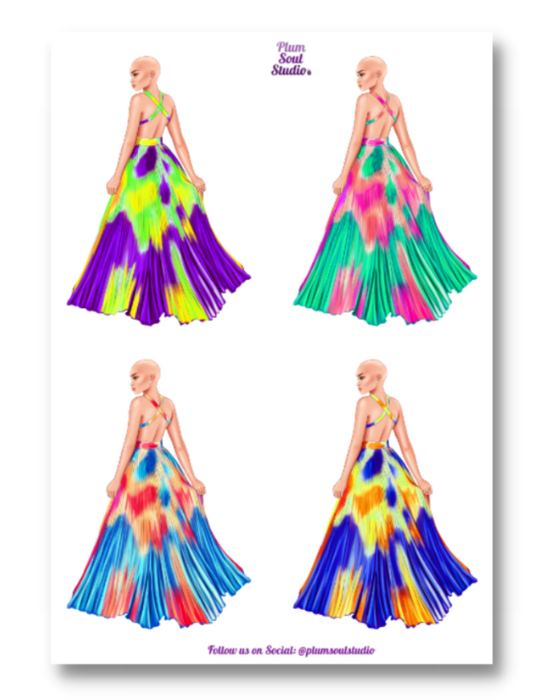 Savannah Bald Sticker Sheet