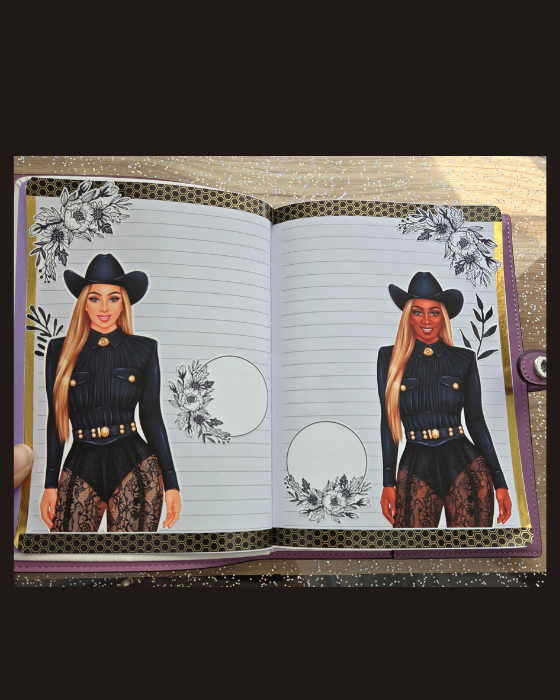 Texas Cowgirl Biggie Sticker Sheet
