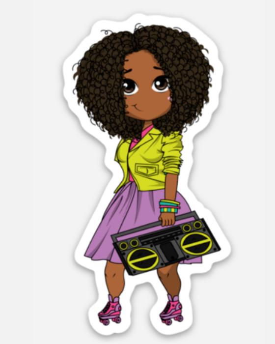 Tracy Roll Bounce Vinyl Die Cut Sticker