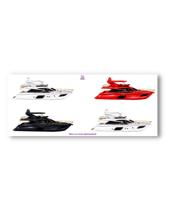 Yacht Life Assorted Sticker Sheet