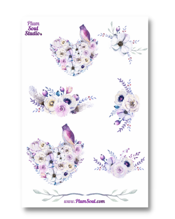 Petals of Love Sticker Sheet