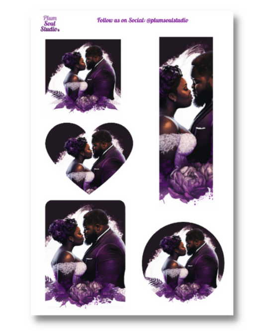Abundant Love Wedding 1 Sticker Sheet
