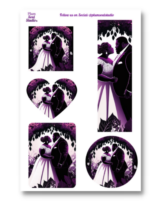 Abundant Love Wedding 2 Sticker Sheet