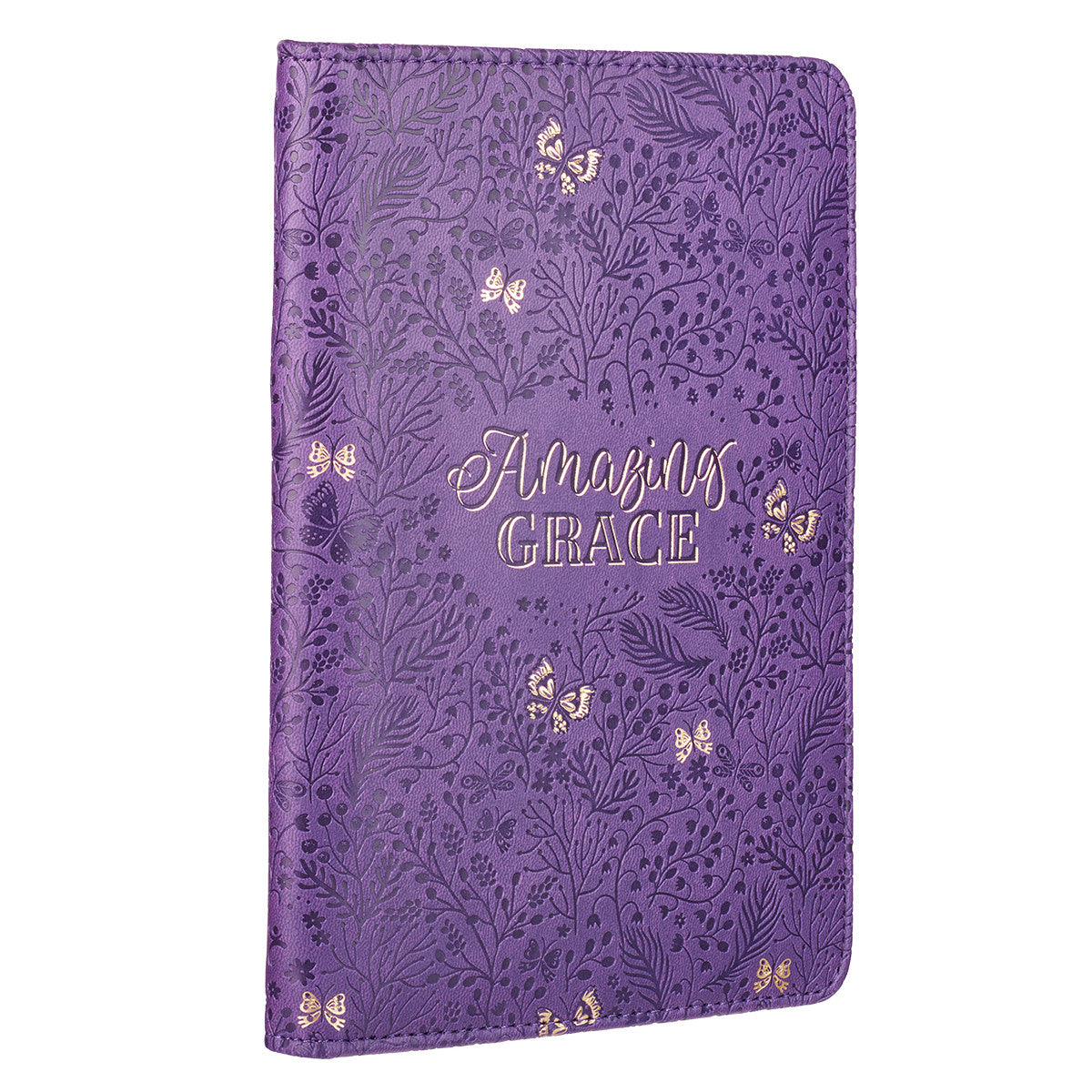 Amazing Grace Purple Faux Leather Bible Study Kit