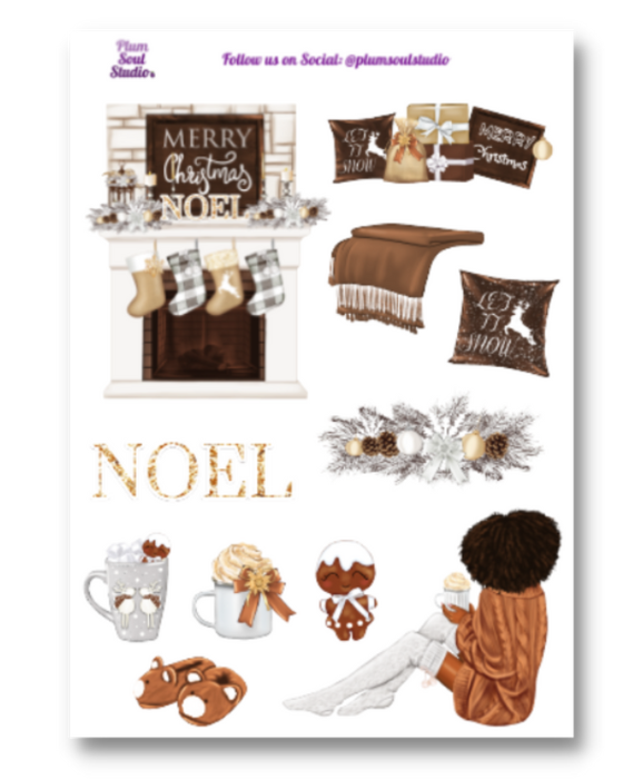 Home for the Holidays Sticker Kit