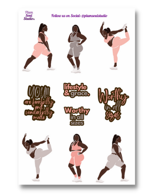 Marsha Worthy Sticker Sheet
