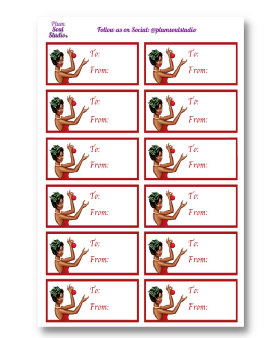 Retro Gift Labels