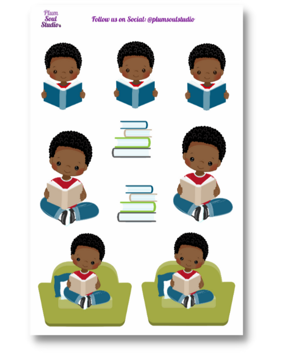 Rock the Reader Two Sticker Sheet