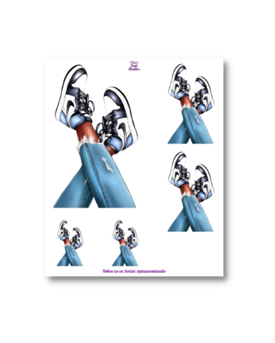 Blue Force Mini Sticker Sheet